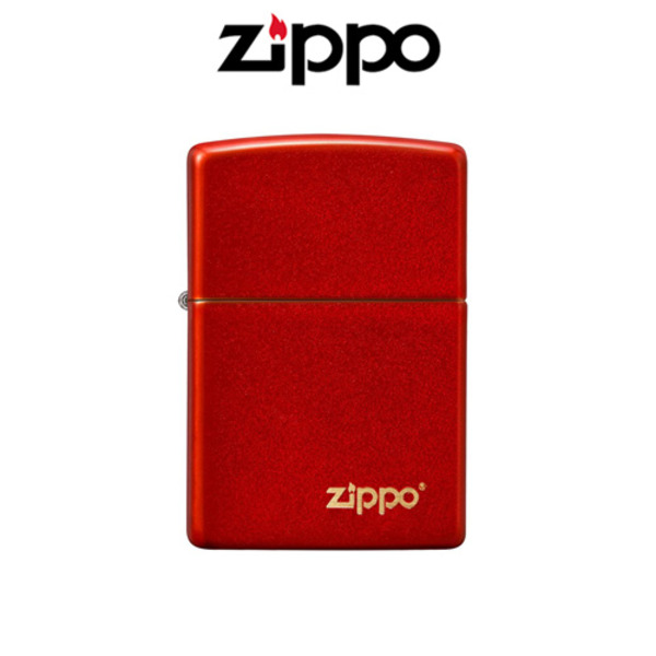ZIPPO 지포 라이터 49475ZL Metallic Red Lasered