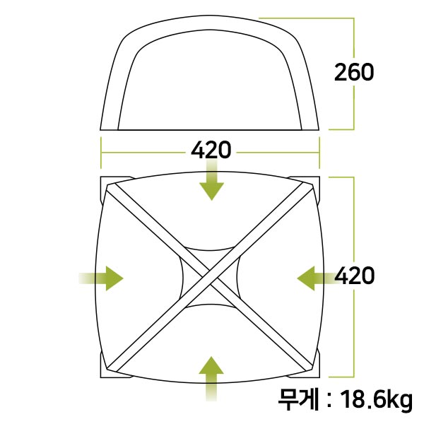 젬파이어 에어로베이스 4 에어쉘터 세트 돔형 쉘터